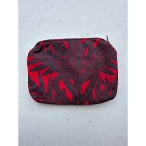 NWOT Unbranded Hawaiian Tropical Lauaʻe Sig Zane Inspired Cosmetic Zipper Pouch